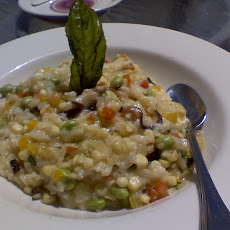 Creamy Risotto With Edamame