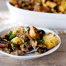 Cornbread, Sausage, and Pecan Stuffing