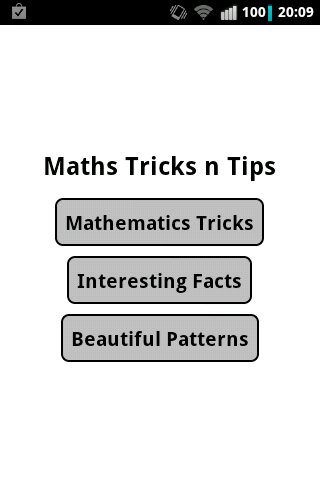 Maths Tricks Tips Patterns