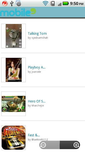 mobile9-client for android screenshot