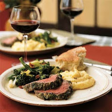 Herb, Garlic, and Mustard-Crusted Fillet of Beef