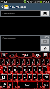 How to get GO Keyboard Red Hearts 1.9 unlimited apk for bluestacks