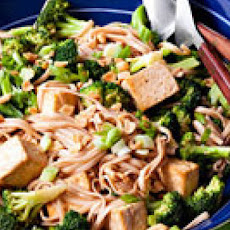 Nutty Tofu Noodles