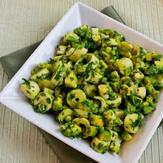 Vegan Heart of Palm and Avocado Salad with Lime, Green Onion, and Cilantro