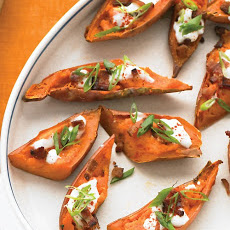 Loaded Sweet-Potato Skins