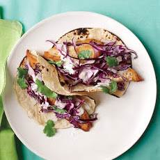 Fish Tacos with Cabbage and Lime