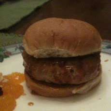 Fresh Tuna Burgers With Ginger Mustard Glaze
