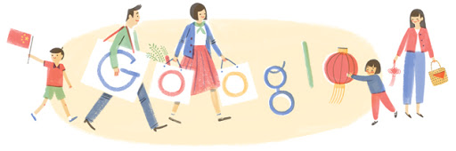Google Doodle China National Day 2013