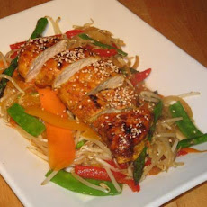 Spicy Chicken Breast/Roast With Stir Fried Vegetables