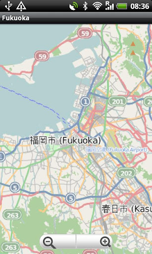 Fukuoka Street Map