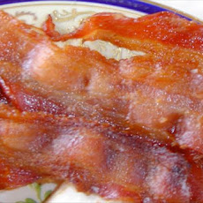 Oven Cooked Bacon With Black Pepper and Brown Sugar