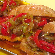 Sausage, Pepper and Onion Hoagies