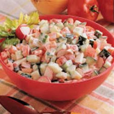 Creamy Summer Vegetable Salad