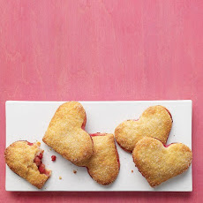 Pear-Raspberry Heart Pies