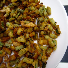 Garlic Scape Croutons