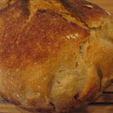 No-Knead Sourdough Bread