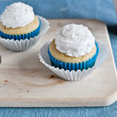 One Bowl Vanilla Cupcakes for Two