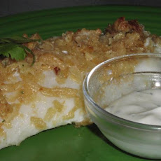 Sour Cream & Onion Baked Fish