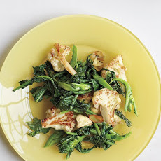 Broccoli Rabe with Orange and Cauliflower