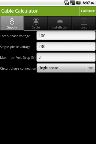 Cable Calculator