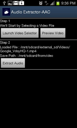 【免費媒體與影片App】Audio Extractor - AAC-APP點子