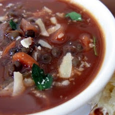 Lentil Soup with Italian Sausage and Escarole