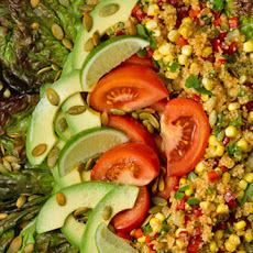 Quinoa and Corn Salad with Pumpkin Seeds