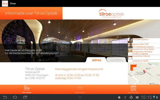 Tilroe Optiek app