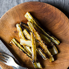 Anna Klinger's Grilled Swiss Chard Stems with Anchovy Vinaigrette