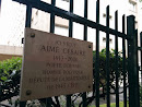 Plaque Aimé Cesaire