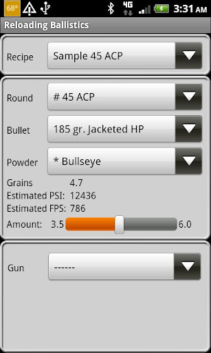 45 ACP Ballistics Data
