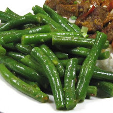 Indonesian Green Beans with Ginger & Chili