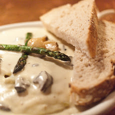 Shitake, Squash and Greens Soup