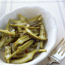 Quick Pickled Okra