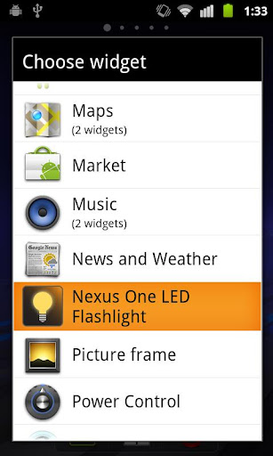 Nexus One LED Flashlight