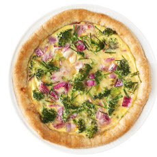 Broccoli and Red Onion Quiche