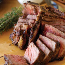 Grilled Thyme Smoked Porterhouse Steak Recipe