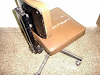 Silla Secretarial Asiento Y Respaldo De Piel