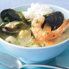 Thai Green Curry with Seafood