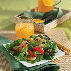 Simple Snow Peas & Mushroom Salad