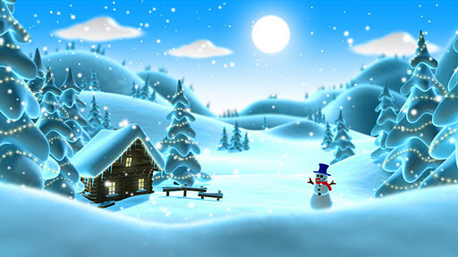 Winter Snow Cartoon LWP PRO