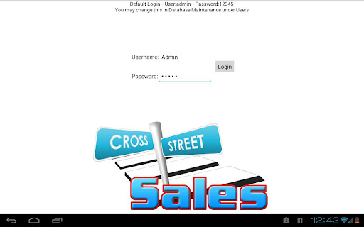 CrossStreet Sales Catalog DEMO