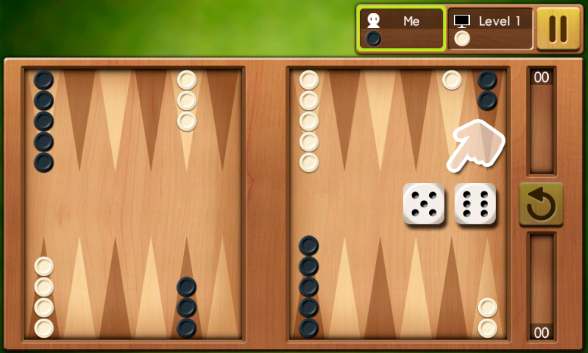 Android application Backgammon King screenshort