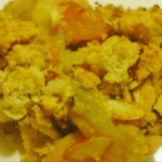 Apple, Apricot & Honey Crumble