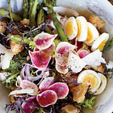 Spring Panzanella with Asparagus