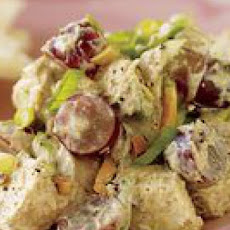 Curry Crunch Salad with Naan