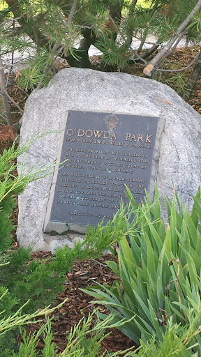 O Dowda Park Plaque