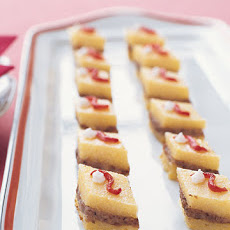 Mushroom-Polenta Diamonds