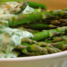 Asparagus With Creamy Sesame Dressing