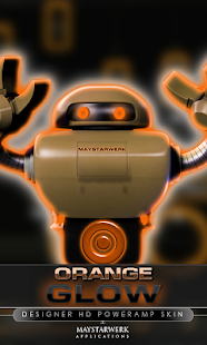 How to get poweramp skin glow orange 3.02 unlimited apk for bluestacks